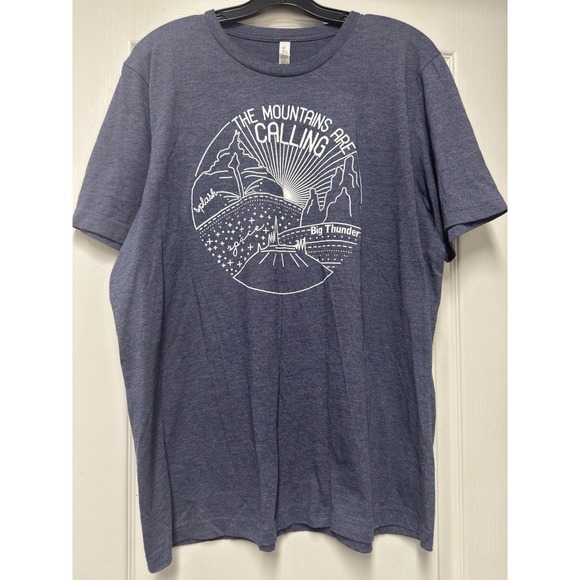 Bella Canvas Other - The Mountains Are Calling Tshirt XL